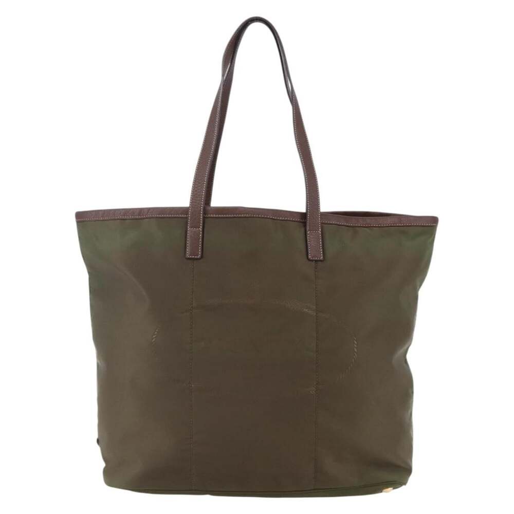 Prada Nylon Tote Bag Khaki Green